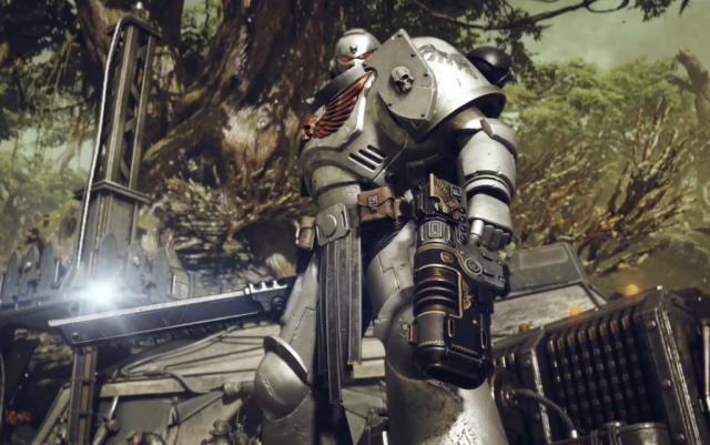 Space Marine 2 Neo-Volkite pistol.